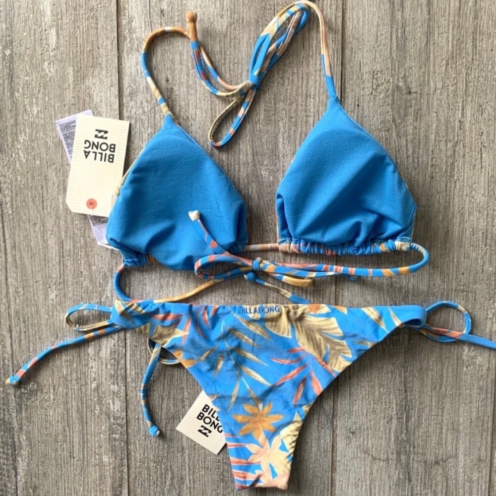 π₯π₯BILLABONG - PALM RISE SLIDE TRI ISLA BIKINI SETπ₯π₯ - Picture 7 of 9